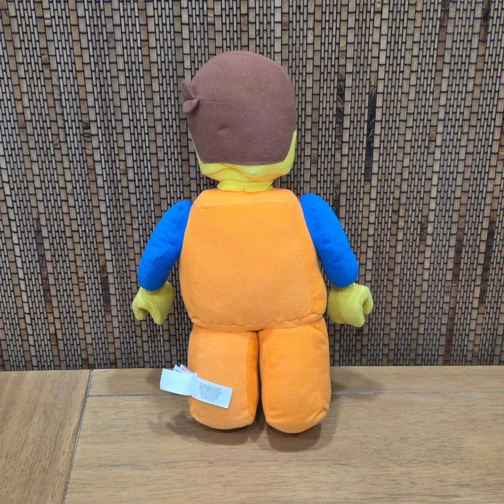 LEGO Movie 2 Emmet Brickowski Plush 14 Inch Construction Worker Toy 2019